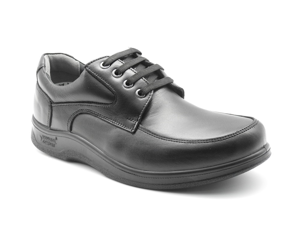 נעלי נוחות רחבות לגברים בעלות מבנה ארגונומי - שרוכים    דגם: 7411