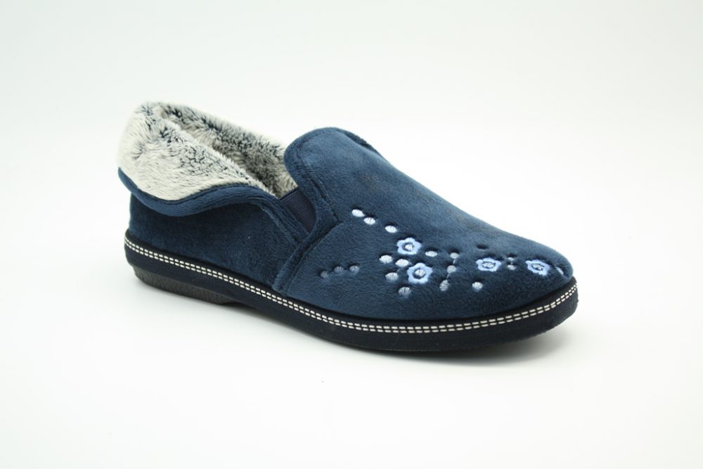 נעלי בית פרוותיות לנשים תוצרת ספרד בצבע כחול                                             דגם 02 BLUE